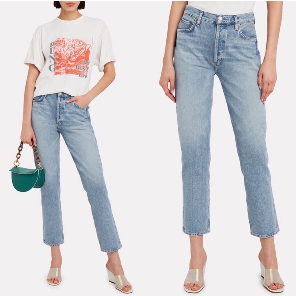 AGOLDE Remy High Rise Straight Jeans Size 28